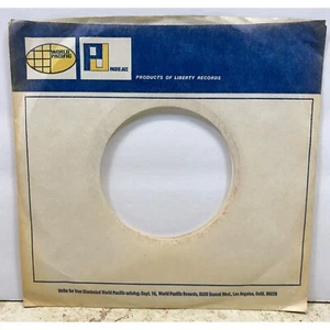 World Pacific Records Company Sleeves 45 RPM Vinyl Liberty Records Pacific Jazz - Picture 1 of 6