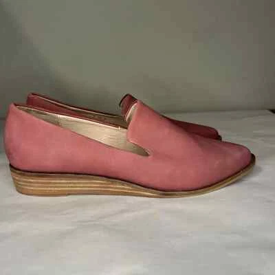 Mocasines de cuña Kelsi Dagger Brooklyn Abbi cuero granate punta Foto 1 de 4