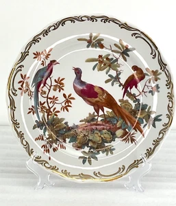 Andrea by Sadek EXOTIC BIRDS 10 3/4" DINNER PLATE  "Pattern A" - Picture 1 of 9