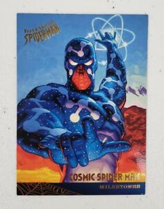Fleer Ultra Spiderman '95 Cosmic Spiderman Milestones Trading Card #90