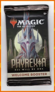 MTG PHYREXIA ALL WILL BE ONE WELCOME BOOSTER PAQUETE x 1 SELLADO DE FÁBRICA Magic Casi Nuevo - Imagen 1 de 1