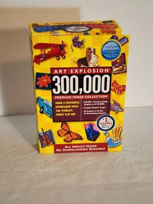 Art Explosion 300,000 Premium Image Collection PC 14 CD Nova 2005 Clip Art CIB - Image 1 of 4