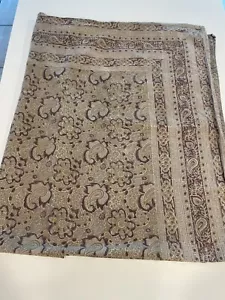 Vtg Crate & Barrel Tablecloth 60 X 60 Paisley Rajastan - Picture 1 of 9