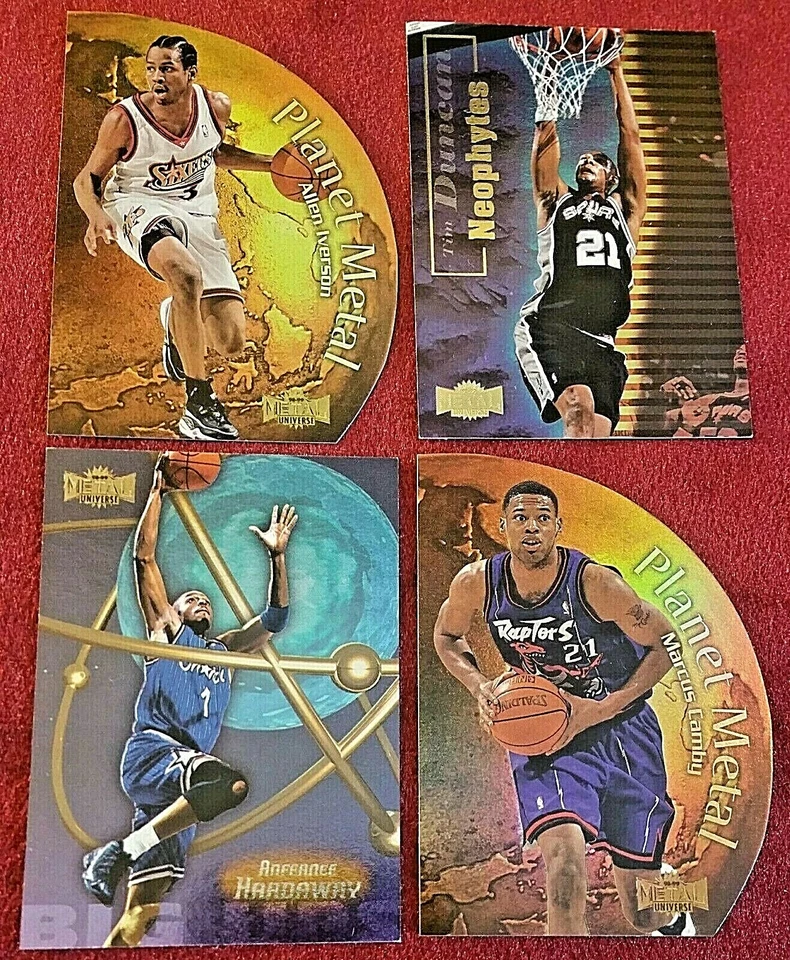 1998 99 Metal Universe Two 4 Me Iverson Neophytes Duncan Xplosion Molten Metal - Image 1 of 1