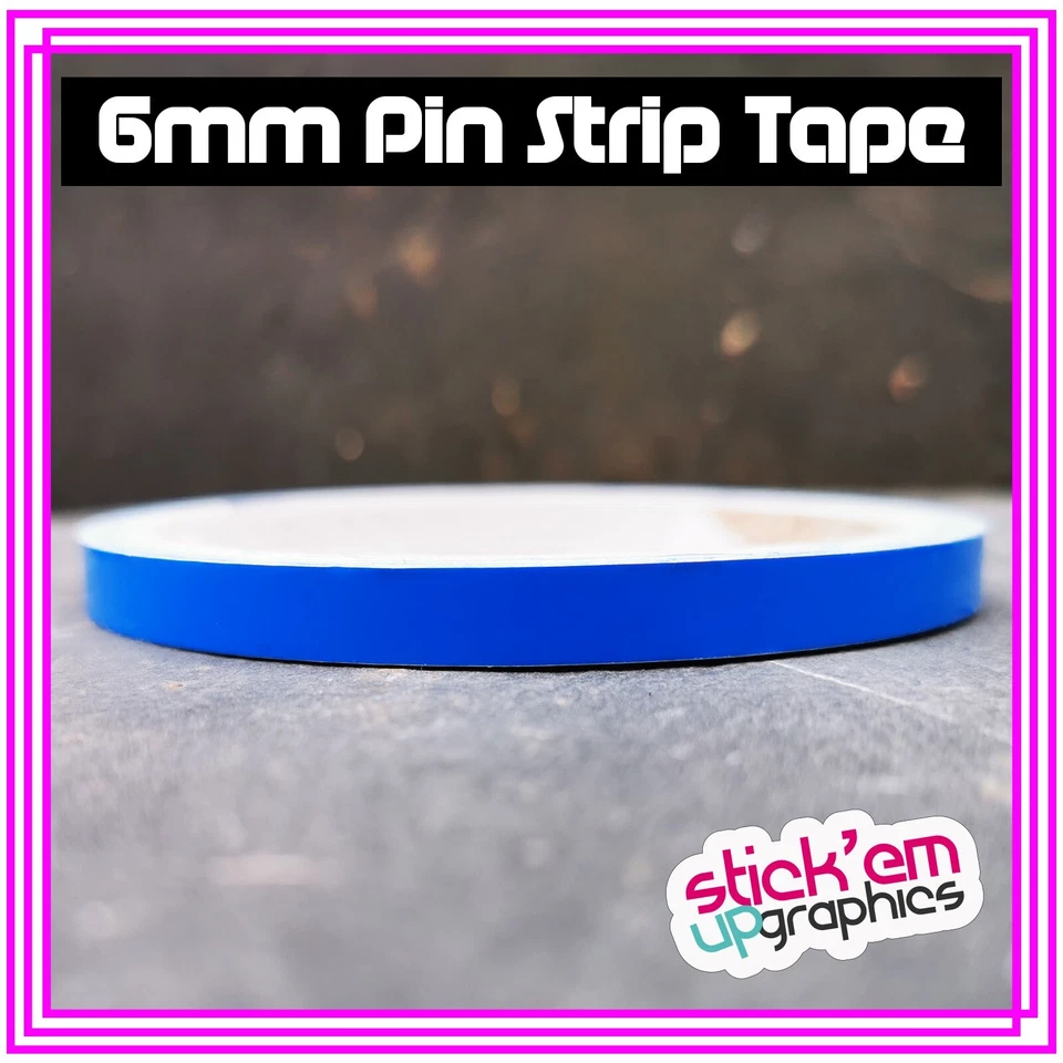 Blue 💙 Car | Van Pin Stripe Coach Line Tape Styling Stripe 6mm x 10meter🦓