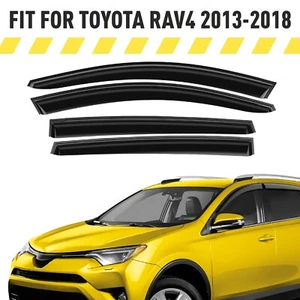 Rain Guards Vent Visors Shade for 2013-2018 Toyota RAV4 - Picture 1 of 9