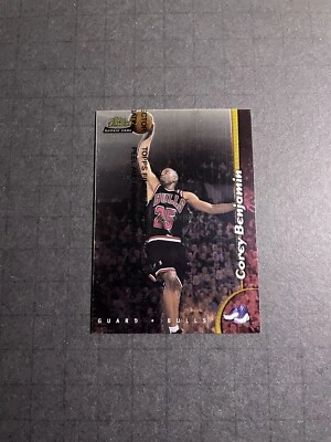 1998-99 Topps Finest Corey Benjamin Rookie Card #249 - Chicago Bulls - Image 1 of 2