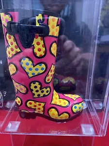 ROMERO BRITTO COLLECTIBLE BOOT SHOE FIGURINE NEW W/ BRITTO BOX - Picture 1 of 4