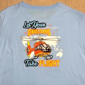 Cardin McCoy kids light blue shirt “Let your dreams take flight” L - Picture 1 of 9