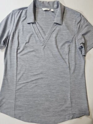 Lady Hagen Golf Polo Womens Size Large Grey Collared Golf Tennis Athletic Tee - Image 1 of 4