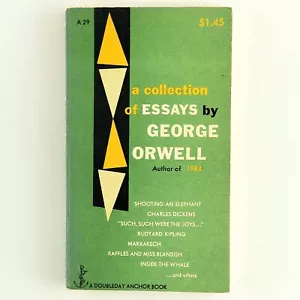 A Collection Of Essays By George Orwell 1954 Education British Imperialism - Picture 1 of 4