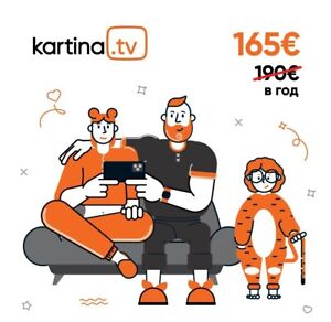 1 Jahr Kartina.TV Premium Abonnement Russisch Russland Ukraine OHNE Vertrag