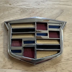 CADILLAC EMBLEM DECAL TAILGATE HATCH FACTORY ORIGINAL OEM - Picture 1 of 11