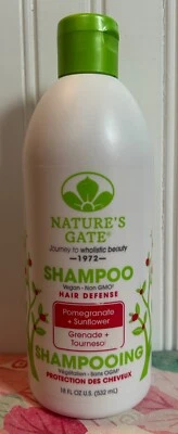 NATURE'S GATE POMEGRANATE + SUNFLOWER SHAMPOO VEGAN 18 oz - Image 1 of 3