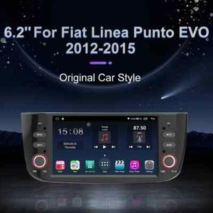 For Fiat Linea Punto EVO 2012-2015 Multimedia GPS Navigation Car Radio Screen 4G - Picture 1 of 14