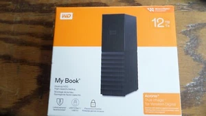 Western Digital 12TB WD My Book External Hard Drive HDD - WDBBGB0120HBK-NESN - Photo 1/4