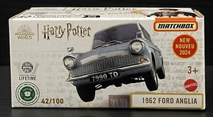 MATCHBOX 2024 POWER GRAB - HARRY POTTER THEMED 1962 FORD ANGLIA #42/100 - SEALED - Picture 1 of 2