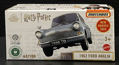 MATCHBOX 2024 POWER GRAB - HARRY POTTER THEMED 1962 FORD ANGLIA #42/100 - SEALED - Image 1 of 2