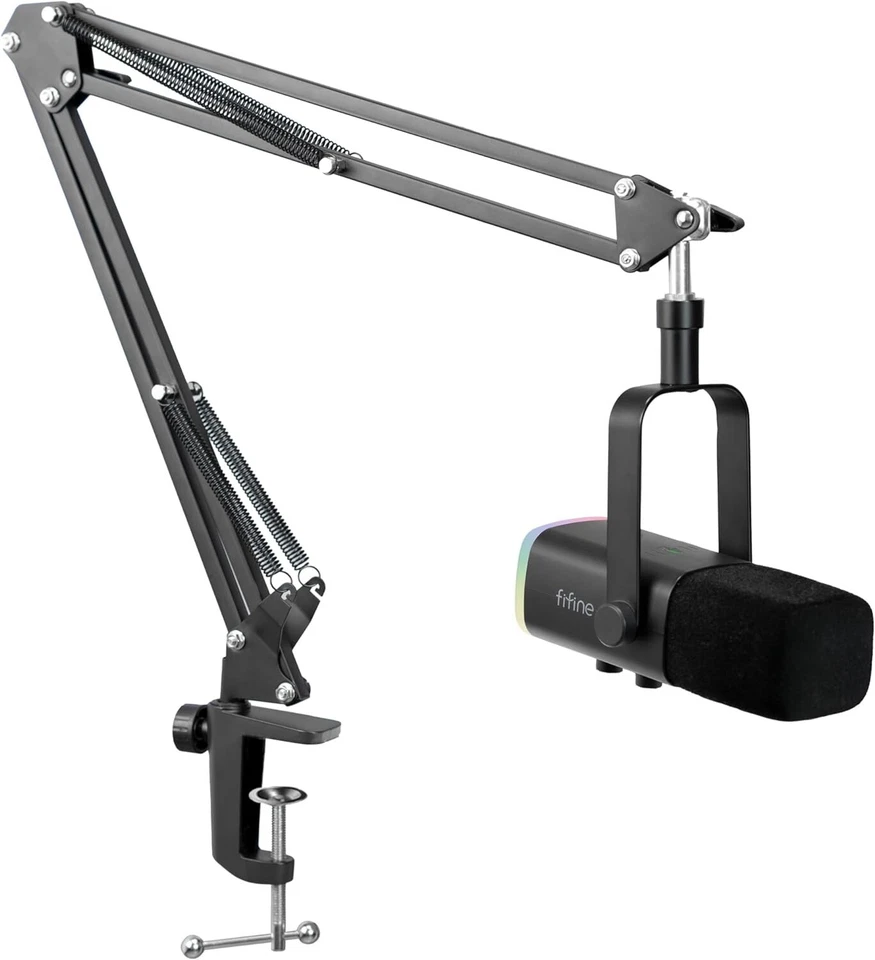 XLR Streaming Mikrofon mit Arm USB Dynamisch Micophone für Podcast Studio Gaming