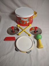 Vintage 1979 Fisher Price Marching Band Drum Set #921