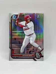 2022 Bowman Chrome Prospects REFRACTOR Joshua Baez #BCP-112 1st Prospect /499 - Picture 1 of 2