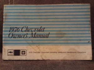 Vintage Original-Zubehör-Hersteller 1976 Impala/Caprice Bedienungsanleitung - Bild 1 von 6