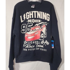 Lightning McQueen 95 Schwarz Sweatshirt Herren Gr. Medium - Bild 1 von 6