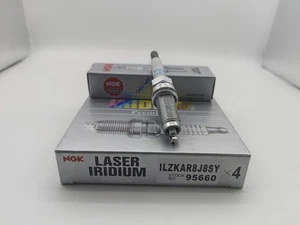 Set 4Pcs ILZKAR8J8SY 95660 New Brands Spark Plugs for Volvo XC70 2015-2016 - Picture 1 of 24