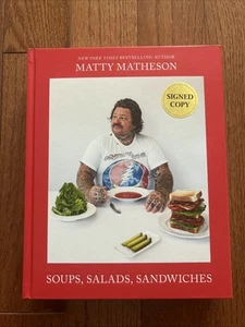 AUTOGRAPHED Matty Matheson Signed - Book Soups, Salads, Sandwiches : A Cookbook - Picture 1 of 2