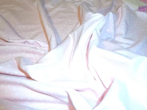Stoffe BIO- Jersey Baumwolle kinder - Zartes Rosa mit Kleine Punkte - Bild 1 von 2