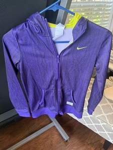 Youth Large Nike Purple Zip Up Jacket - Picture 1 of 9