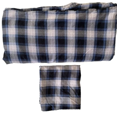 RH Teen Duvet Cover Sham Plaid Full Queen Restoration Hardware Reversible - Image 1 of 4