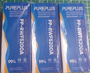 CONFEZIONE DA 3 filtri frigorifero PurePlus adatti a Samsung Icee PP-RWF5200A per GE XWF - Foto 1 di 3