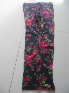 Crazy 8 girls floral leggings M 7-8 - Picture 1 of 3
