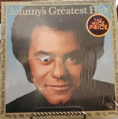 Johnny Mathis Johnny’s Greatest Hits Columbia 34667 Vinyl Record LP - Image 1 of 4