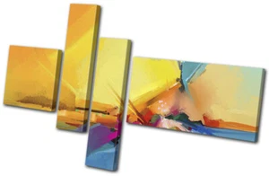 Ölgemälde Abstrakt Meer Landschaften MULTI LEINWAND WANDBILD Bild Druck - Bild 1 von 1