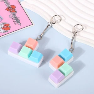 Fidget Keychain Keyboard Clicker Mechanical Keyboard Keyring Stress Relief Toys - Picture 1 of 13