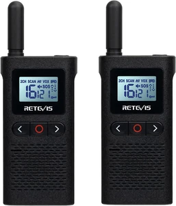 Retevis RB628 Walkie Talkie, PMR446 Mini Professionali Ricetrasmittenti Ricarica - Afbeelding 1 van 12