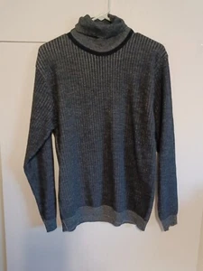 Poeta Moda Herren Pullover Made in Italy Blau Größe L - Bild 1 von 5