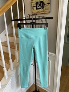 ZYIA ACTIVE TURQUOISE 23" LEGGINGS SZ 6-8 LKNEW! - Picture 1 of 10
