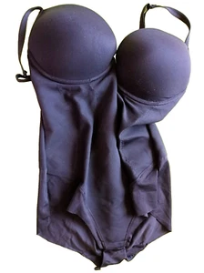 Marks & Spencer Black Boost Padded All-In-One Shapewear Body 34DD - Picture 1 of 3