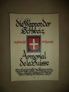 Die Wappen Der Suisse/Armorial de la Suisse (Swiss Coats-of-Arms), Vol. 14 - Imagen 1 de 1