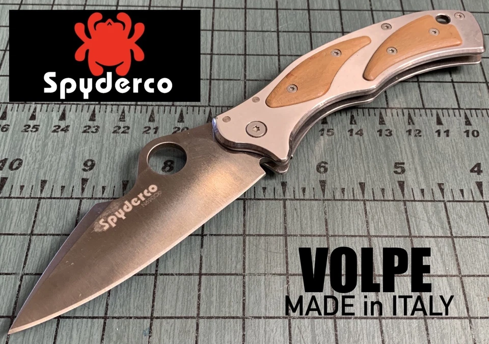 RARE Numbered C99p Spyderco Volpe Folding Knife