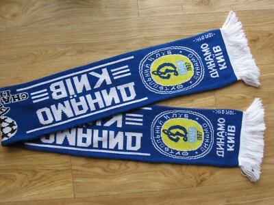 Dynamo Kyiv Ukraine,UEFA champion-Knit Scarf Football/ Collectable!,Football fan - Image 1 of 4