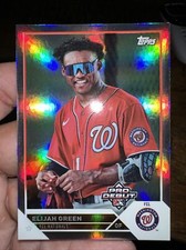 2023 Topps Pro Debut Foil Image Variation Elijah Green #53 SP 1:923 Packs