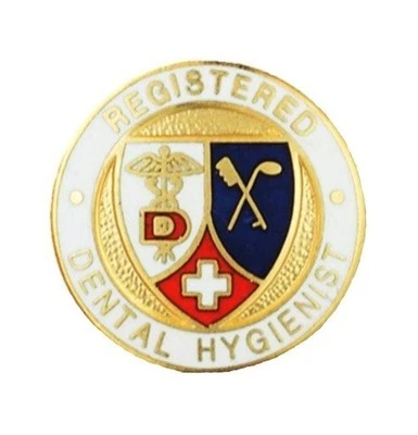 Registered Dental Hygienist Lapel Pin RDH Prestige Medical Emblem Pins New - Image 1 of 4