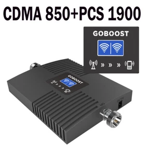 850 1900 CDMA PCS Signal Booster B2 B5 Cellular Amplifier 1900MHz 850MHz 2G 4G - Photo 1 sur 5