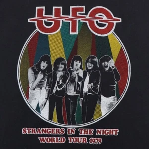 1979 World Tour UFO Band T-Shirt Kurzarm Schwarz Unisex S-4XL - Bild 1 von 2