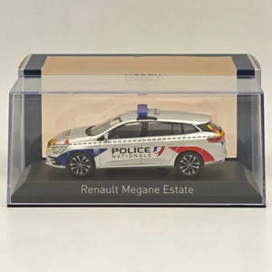 1/43 Norev Renault Megane Estate 2022 Police Nationale CRS Silver Diecast Model - Picture 1 of 7