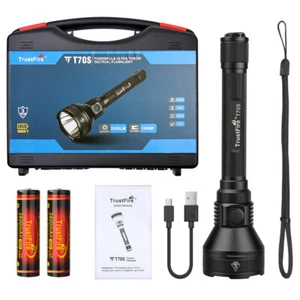 Linterna LED TrustFire T70S 2350LM Tipo-C Antorcha táctica recargable caza - Imagen 1 de 16